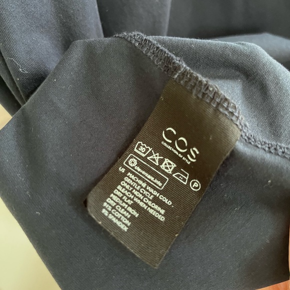 COS cotton spandex dress with front pockets - Picture 4 of 4